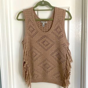 Cotton by Autumn Cashmere Lavender Sweater Vest